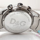 ドルチェ ＆ ガッバーナ Dolce & Gabbana サンドパイパー クロノグラフ メンズ 腕時計 デイト 37.9770123 グレー シルバー SS ブレス ロゴ アナログ クオーツ QZ  ウォッチ D&G 【中古】【送料無料】 bt3375