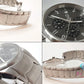 ドルチェ ＆ ガッバーナ Dolce & Gabbana サンドパイパー クロノグラフ メンズ 腕時計 デイト 37.9770123 グレー シルバー SS ブレス ロゴ アナログ クオーツ QZ  ウォッチ D&G 【中古】【送料無料】 bt3375