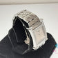 エルメス HERMES Hウォッチ ダイヤ ベゼル レディース 腕時計 HH1.230.271 アイボリー シルバー SS ブレス ロゴ アナログ クォーツ QZ ウォッチ  【中古】【送料無料】 bt3380
