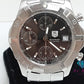 タグ ホイヤー TAG HEUER エクスクルーシブ クロノグラフ 自動巻き メンズ 腕時計 デイト CN2111.BA0339 黒 ブラック シルバー SS ブレス ロゴ アナログ オートマ AT ウォッチ  【中古】【送料無料】 bt3382