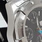 タグ ホイヤー TAG HEUER エクスクルーシブ クロノグラフ 自動巻き メンズ 腕時計 デイト CN2111.BA0339 黒 ブラック シルバー SS ブレス ロゴ アナログ オートマ AT ウォッチ  【中古】【送料無料】 bt3382