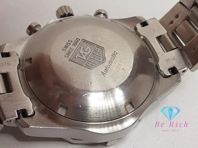 タグ ホイヤー TAG HEUER エクスクルーシブ クロノグラフ 自動巻き メンズ 腕時計 デイト CN2111.BA0339 黒 ブラック シルバー SS ブレス ロゴ アナログ オートマ AT ウォッチ  【中古】【送料無料】 bt3382