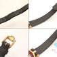 グッチ GUCCI レディース 腕時計 シェリー ウェブ ゴールド 黒 ブラック SS レザー アナログ クォーツ QZ ヴィンテージ アンティーク オールド  【中古】  bt3384