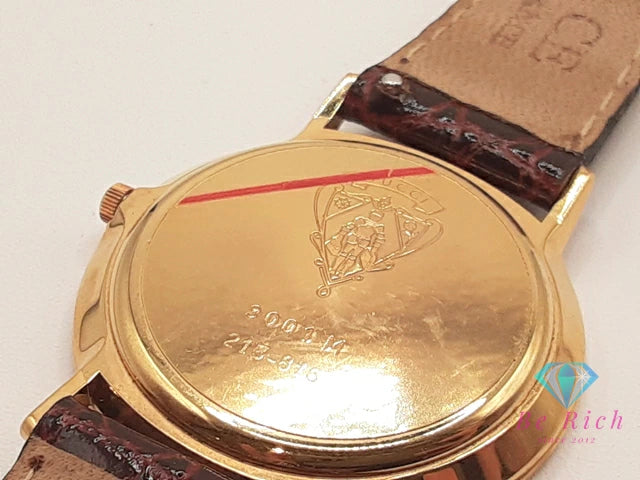 グッチ GUCCI メンズ 腕時計 3001M ゴールド ブラウン 茶 SS レザー ブレス アナログ クォーツ QZ ウォッチ オールド ヴィンテージ アンティーク 【中古】【送料無料】 bt3388