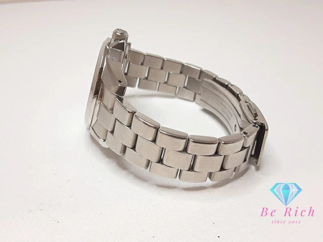 グランド セイコー Grand Seiko レディース 腕時計 デイト STGF055 4J52-0AA1 黒 ブラック シルバー SS ブレス アナログ クオーツ QZ ウォッチ GS  【中古】【送料無料】 bt3392