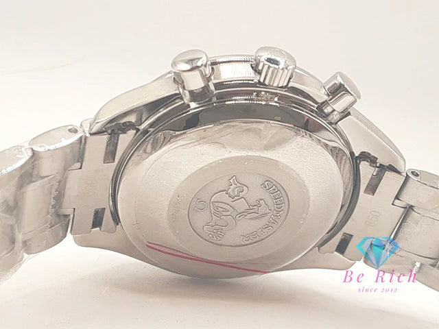 OH 外装 仕上げ済 オメガ OMEGA スピードマスター デイト クロノグラフ 自動巻き メンズ 腕時計 3513.50 ブラック 黒 シルバー SS ブレス オートマ AT アナログ ウォッチ  【中古】【送料無料】  bt3396