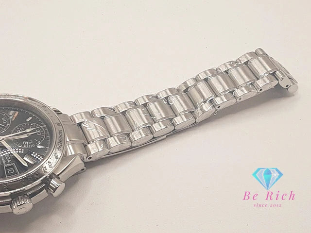 OH 外装 仕上げ済 オメガ OMEGA スピードマスター デイト クロノグラフ 自動巻き メンズ 腕時計 3513.50 ブラック 黒 シルバー SS ブレス オートマ AT アナログ ウォッチ  【中古】【送料無料】  bt3396