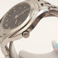 グッチ GUCCI レディース 腕時計 デイト 5500L 11P ダイヤ ラウンド 黒 ブラック シルバー SS ブレス アナログ クォーツ QZ ウォッチ 【中古】【送料無料】 bt3397
