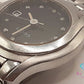 グッチ GUCCI レディース 腕時計 デイト 5500L 11P ダイヤ ラウンド 黒 ブラック シルバー SS ブレス アナログ クォーツ QZ ウォッチ 【中古】【送料無料】 bt3397