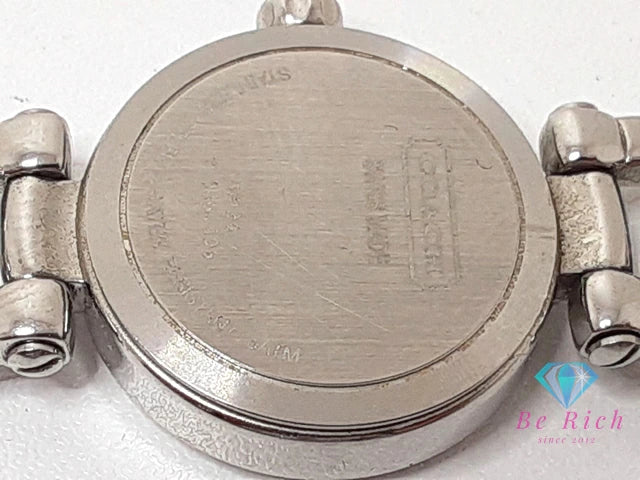 コーチ COACH ペリー レディース 腕時計 W024 白 ホワイト 赤 レッド シルバー レザー ブレス アナログ クォーツ QZ ウォッチ ロゴ  【中古】【送料無料】 bt3403