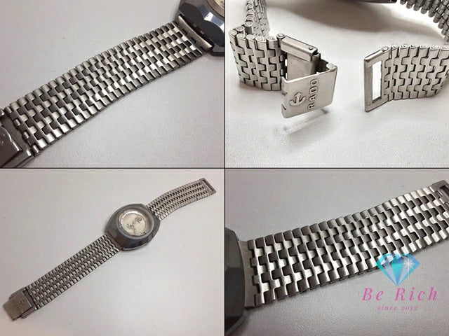 ラドー RADO バルボア アスター V 自動巻き メンズ 腕時計 デイト 白 ホワイト アイボリー シルバー SS ブレス アナログ オートマ AT ウォッチ アンティーク ヴィンテージ BAL BOA Aster  【中古】【送料無料】 bt3408