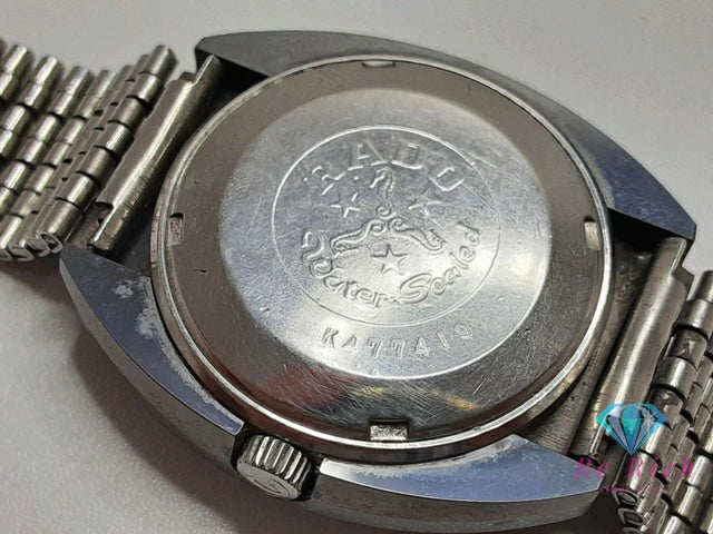 ラドー RADO バルボア アスター V 自動巻き メンズ 腕時計 デイト 白 ホワイト アイボリー シルバー SS ブレス アナログ オートマ AT ウォッチ アンティーク ヴィンテージ BAL BOA Aster  【中古】【送料無料】 bt3408