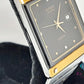 ラドー RADO ダイアスター メンズ 腕時計 デイト 129.0155.3 スクエア 黒 ブラック SS ブレス アナログ クォーツ QZ ウォッチ DIASTAR ダイヤスター  【中古】【送料無料】 bt3413