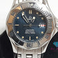 オメガ OMEGA シーマスター 300 レディース 腕時計 デイト 2582.80 紺 ネイビー ブルー シルバー SS ブレス アナログ クオーツ QZ ウォッチ Seamaster 【中古】【送料無料】 bt3414