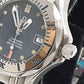 オメガ OMEGA シーマスター 300 レディース 腕時計 デイト 2582.80 紺 ネイビー ブルー シルバー SS ブレス アナログ クオーツ QZ ウォッチ Seamaster 【中古】【送料無料】 bt3414