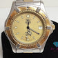 タグホイヤー TAG HEUER プロフェッショナル 2000 964.006 腕時計 デイト ゴールド シルバー SS ブレス アナログ クオーツ QZ ウォッチ メンズ レディース ボーイズ ユニセックス  【中古】【送料無料】 bt3418