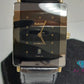 ラドー RADO フローレンス デイト 腕時計 160.3605.2N スクエア 黒 ブラック SS GP レザー ブレス アナログ クォーツ ウォッチ ボーイズ ユニセックス メンズ レディース FLORENCE 【中古】【送料無料】 bt3429