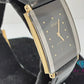 ラドー RADO フローレンス デイト 腕時計 160.3605.2N スクエア 黒 ブラック SS GP レザー ブレス アナログ クォーツ ウォッチ ボーイズ ユニセックス メンズ レディース FLORENCE 【中古】【送料無料】 bt3429