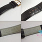 ラドー RADO フローレンス デイト 腕時計 160.3605.2N スクエア 黒 ブラック SS GP レザー ブレス アナログ クォーツ ウォッチ ボーイズ ユニセックス メンズ レディース FLORENCE 【中古】【送料無料】 bt3429