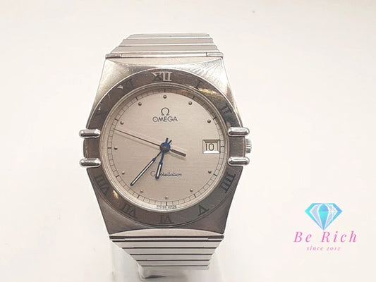 オメガ OMEGA コンステレーション デイト メンズ 腕時計 1448.431 シルバー SS ブレス ロゴ アナログ クオーツ QZ ウォッチ   【中古】【送料無料】 bt3435