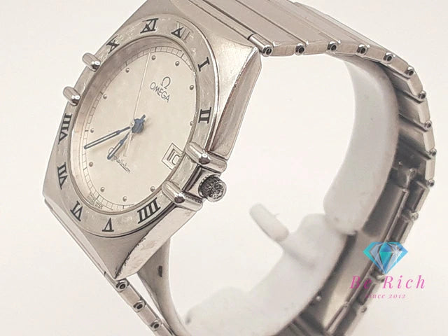 オメガ OMEGA コンステレーション デイト メンズ 腕時計 1448.431 シルバー SS ブレス ロゴ アナログ クオーツ QZ ウォッチ   【中古】【送料無料】 bt3435