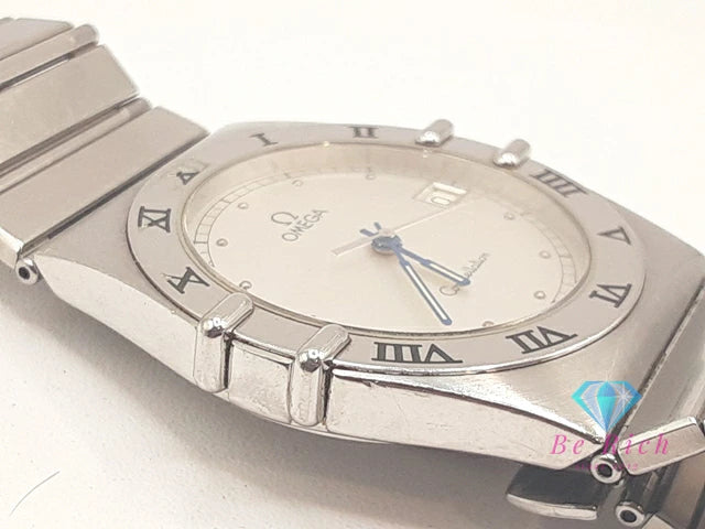 オメガ OMEGA コンステレーション デイト メンズ 腕時計 1448.431 シルバー SS ブレス ロゴ アナログ クオーツ QZ ウォッチ   【中古】【送料無料】 bt3435