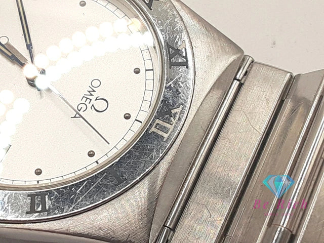 オメガ OMEGA コンステレーション デイト メンズ 腕時計 1448.431 シルバー SS ブレス ロゴ アナログ クオーツ QZ ウォッチ   【中古】【送料無料】 bt3435