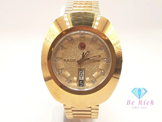ラドー RADO ダイヤスター 自動巻き メンズ 腕時計 648.0413.3 デイデイト ゴールド SS GP ブレス アナログ オートマ AT ウォッチ ヴィンテージ アンティーク   【中古】【送料無料】 bt3438
