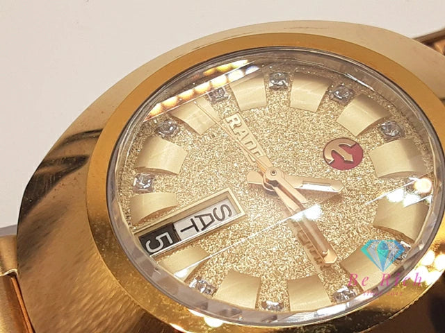 ラドー RADO ダイヤスター 自動巻き メンズ 腕時計 648.0413.3 デイデイト ゴールド SS GP ブレス アナログ オートマ AT ウォッチ ヴィンテージ アンティーク   【中古】【送料無料】 bt3438