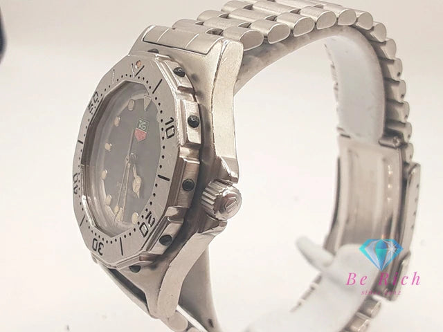 タグホイヤー TAG HEUER プロフェッショナル 3000 シリーズ 932.213 腕時計 200M 防水 デイト グレー シルバー SS アナログ クォーツ QZ ウォッチ ボーイズ ユニセックス メンズ レディース 【中古】【送料無料】 bt3439