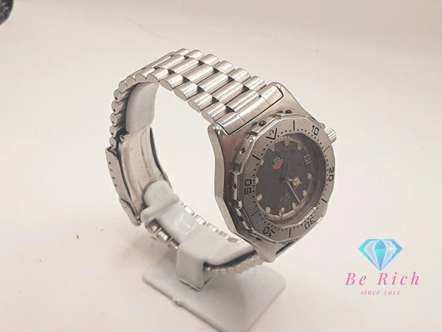 タグホイヤー TAG HEUER プロフェッショナル 3000 シリーズ 932.213 腕時計 200M 防水 デイト グレー シルバー SS アナログ クォーツ QZ ウォッチ ボーイズ ユニセックス メンズ レディース 【中古】【送料無料】 bt3439