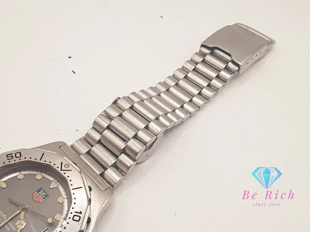 タグホイヤー TAG HEUER プロフェッショナル 3000 シリーズ 932.213 腕時計 200M 防水 デイト グレー シルバー SS アナログ クォーツ QZ ウォッチ ボーイズ ユニセックス メンズ レディース 【中古】【送料無料】 bt3439