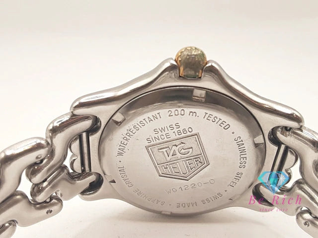 タグホイヤー TAG HEUER セル プロフェッショナル WG1220-K0 200M 防水 デイト 腕時計 グレー シルバー SS ブレス アナログ クォーツ QZ ウォッチ Professional ボーイズ ユニセックス メンズ レディース  【中古】【送料無料】 bt3440