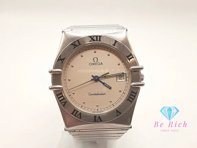 OMEGA オメガ コンステレーション 396.1076 デイト メンズ 腕時計 シルバー SS ブレス アナログ クォーツ QZ ウォッチ Constellatio﻿n  【中古】【送料無料】  bt3441