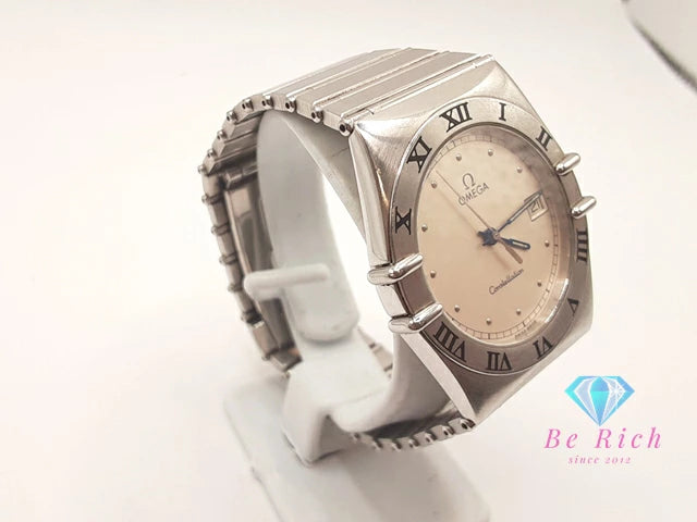 OMEGA オメガ コンステレーション 396.1076 デイト メンズ 腕時計 シルバー SS ブレス アナログ クォーツ QZ ウォッチ Constellatio﻿n  【中古】【送料無料】  bt3441