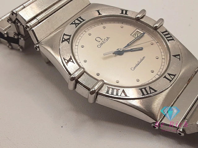 OMEGA オメガ コンステレーション 396.1076 デイト メンズ 腕時計 シルバー SS ブレス アナログ クォーツ QZ ウォッチ Constellatio﻿n  【中古】【送料無料】  bt3441