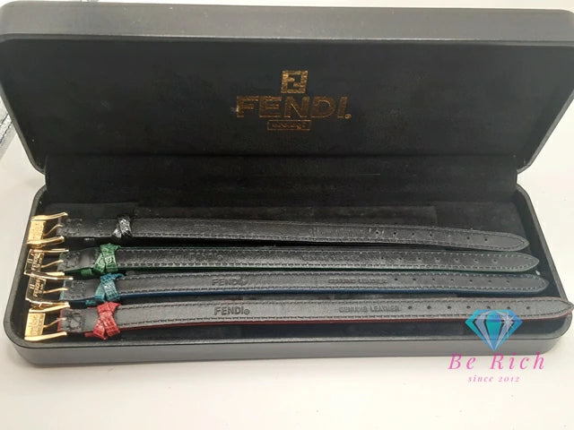 フェンディ FENDI オロロジ チェンジ ベルト レディース 腕時計 640L シルバー ブラウン 茶 SS レザー ブレス アナログ クォーツ QZ ウォッチ 替え  【中古】【送料無料】 bt3451