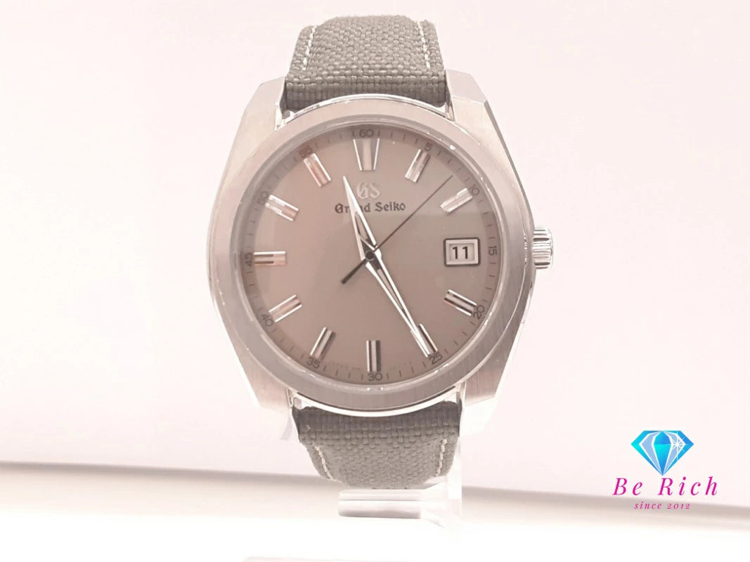 グランド セイコー Grand Seiko スポーツ コレクション SBGV245 9F82-0AL0 メンズ 腕時計 デイト シルバー カーキ グリーン SS ナイロン レザー アナログ クォーツ QZ ウォッチ GS   【中古】【送料無料】 bt3464