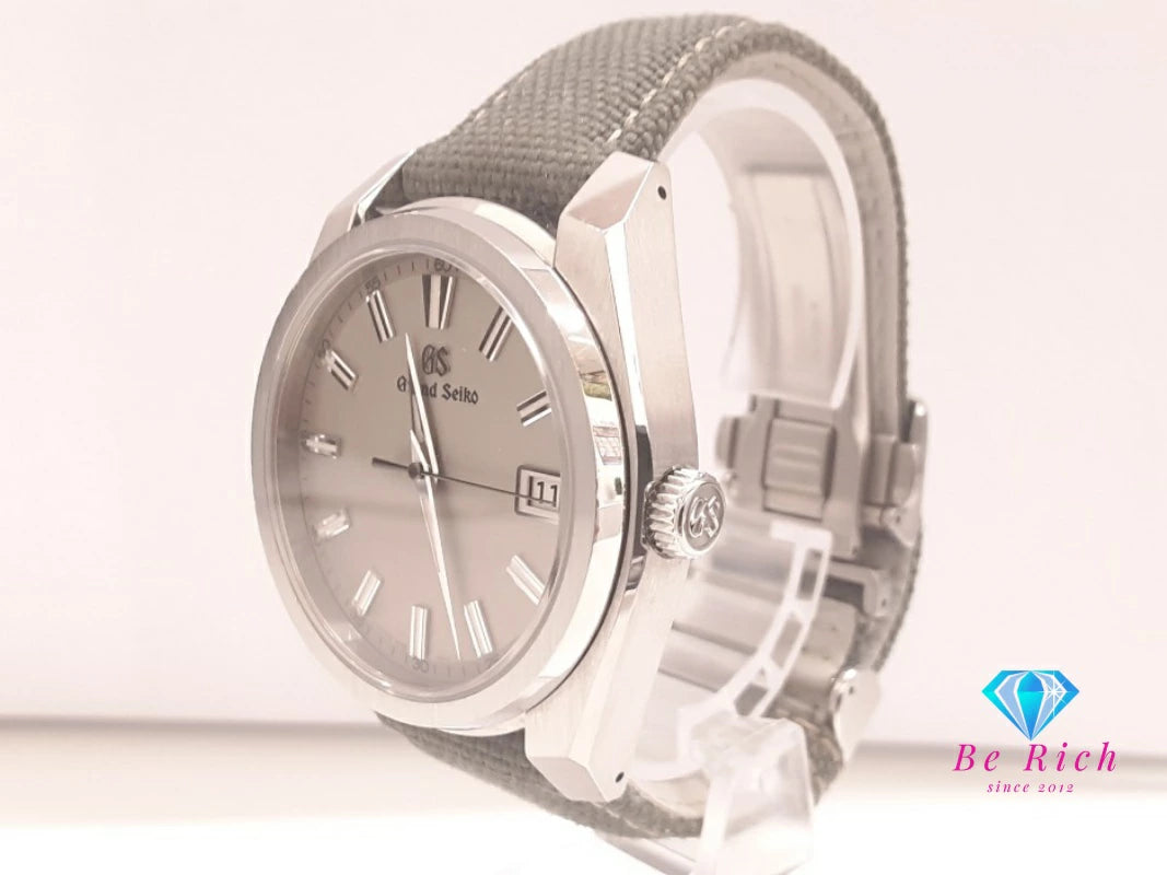 グランド セイコー Grand Seiko スポーツ コレクション SBGV245 9F82-0AL0 メンズ 腕時計 デイト シルバー カーキ グリーン SS ナイロン レザー アナログ クォーツ QZ ウォッチ GS   【中古】【送料無料】 bt3464