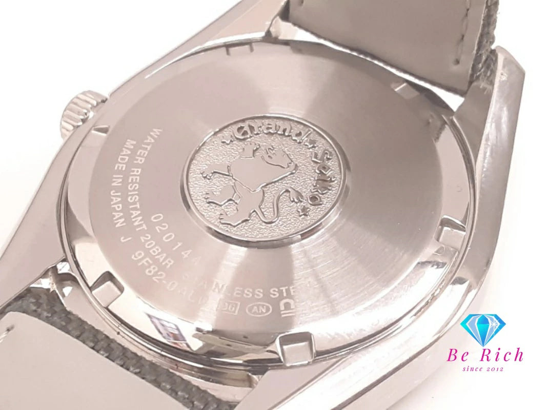 グランド セイコー Grand Seiko スポーツ コレクション SBGV245 9F82-0AL0 メンズ 腕時計 デイト シルバー カーキ グリーン SS ナイロン レザー アナログ クォーツ QZ ウォッチ GS   【中古】【送料無料】 bt3464