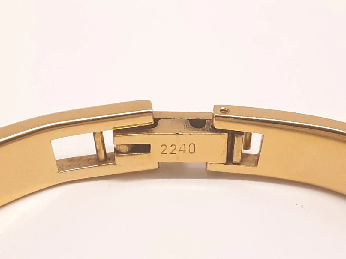 ジバンシィ GIVENCHY バングル ウォッチ レディース 腕時計 青 ブルー ゴールド SS GP ブレス ロゴ アナログ クォーツ QZ ウォッチ 【中古】【送料無料】 bt3474