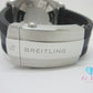 美品 ブライトリング BREITLING スーパー オーシャン 44 A17376 自動巻き メンズ 腕時計 デイト ホワイト ライト ブルー ブラック SS ラバー ブレス アナログ オートマ AT ウォッチ Super Ocean 水色 黒  【中古】【送料無料】 bt3495