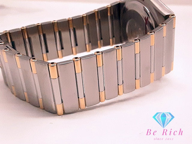 OH 外装仕上げ済 オメガ OMEGA コンステレーション デイト 自動巻き メンズ 腕時計 1212.30 白 ホワイト シルバー ゴールド SS YG ブレス アナログ オートマ AT ウォッチ Constellation  【中古】【送料無料】 bt3509