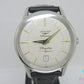 ロンジン LONGINES フラッグシップ ヘリテージ メンズ 腕時計 デイト L4.795.4.78.2 アイボリー ブラック 黒 SS レザー ブレス アナログ QZ クォーツ ウォッチ Flagship 【中古】【送料無料】 bt3527