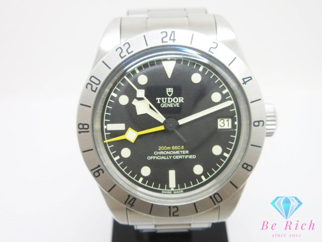 チューダー TUDOR ブラック ベイ プロ M79470 自動巻き メンズ 腕時計 デイト 黒 シルバー SS ブレス アナログ オートマ AT ウォッチ チュードル BLACK BAY PRO 【中古】【送料無料】 bt3555