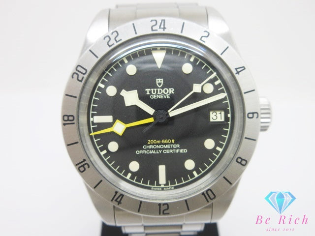 チューダー TUDOR ブラック ベイ プロ M79470 自動巻き メンズ 腕時計 デイト 黒 シルバー SS ブレス アナログ オートマ AT ウォッチ チュードル BLACK BAY PRO 【中古】【送料無料】 bt3555