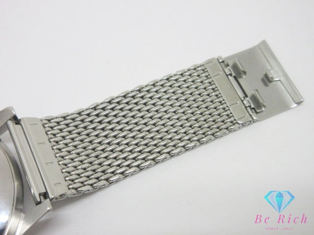 ティソ Tissot ヘリテージ ヴィソデート T019430B 自動巻き メンズ 腕時計 デイデイト 白 ホワイト シルバー SS メッシュ ブレス オートマ AT ウォッチ Heritage Visodate 【中古】【送料無料】 bt3588