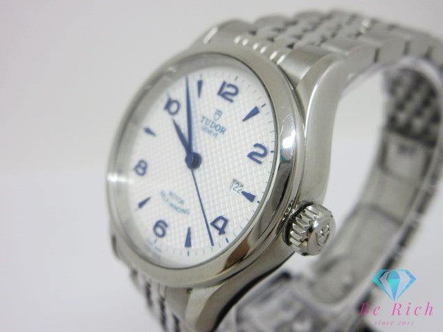 チューダー TUDOR 91350 1926 自動巻き レディース 腕時計 デイト 白 ホワイト シルバー SS ブレス オートマ AT アナログ ウォッチ チュードル M91350-0005 【中古】【送料無料】 bt3643