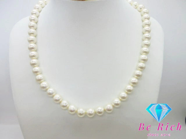 フェイク パール 7mm 珠 デザイン ネックレス ペンダント ピアス セット SILVER シルバー 宝石 ジュエリー アクセサリー パーティ フォーマル 【中古】【送料無料】dgs2751