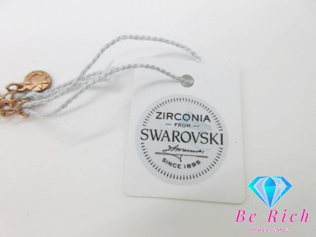 シルバー キュービック ジルコニア 付 ハート モチーフ ネックレス ペンダント ブロンズ SV 925 SILVER CZ ジュエリー アクセサリー ZIRCONIA FROM SWAROVSKI 【中古】【送料無料】dgs3071